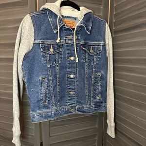 Levi’s Jean jacket hoodie